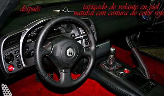 tapizado volante Honda S2000 tapizado volante Honda S2000