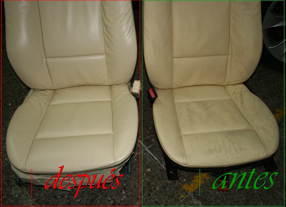 restauracion asientos cuero
