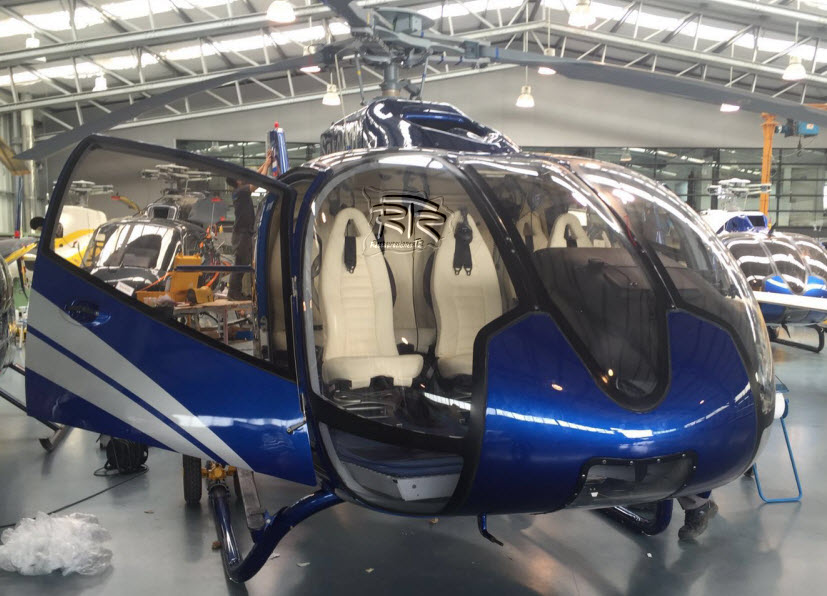 tapizado de helicoptero