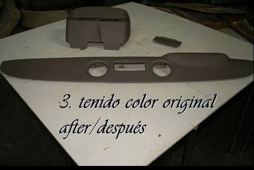 restauracion salpicadero coche
